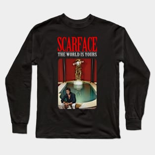 Scarface Memorable Scenes Long Sleeve T-Shirt